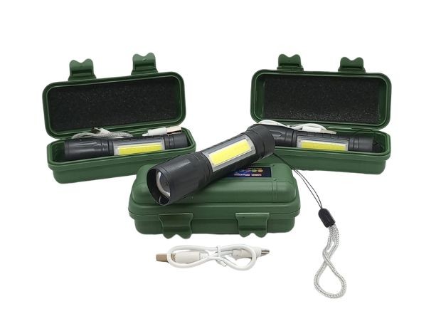 &uu LINTERNA TACTICA LED MILITAR RECARGABLE